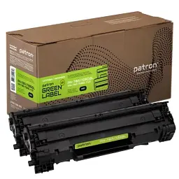 Картридж Canon 728, Black, MF4410/4430/4450/4550/4570/4580, 2100 стр., Patron Green, Dual Pack (PN-78A/728DGL)