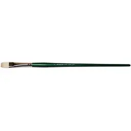 Пензель щетина плоска Kolos Classic 2402F № 6 довга ручка 16