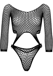 Боді Leg Avenue Top bodysuit with thong back Black - мініатюра 3