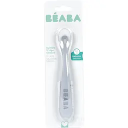 Ложка Beaba pebble силиконовая 4+ (913617)