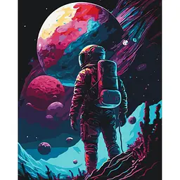 Картина за номерами ART CRAFT Самотній мандрівник 40x50 см Різнокольоровий (PM-194-K-1813)