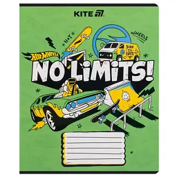Зошит Kite Hot Wheels, 18 аркушів, лінія (HW25-237) - мініатюра 6