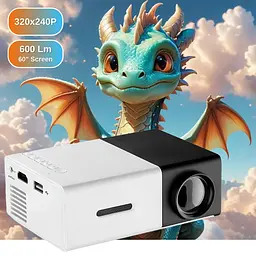 Проектор XON SmartView CY200 320x240P, 600Lm (XVAA0302BW 1691) Чорний/Білий - мініатюра 9