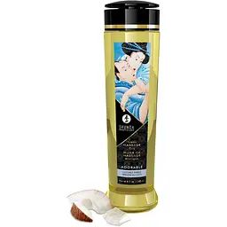 Масажна олія Shunga Adorable кокос, 240 мл - мініатюра 2
