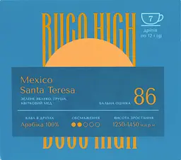 Дріп-кава Buco High Mexico Santa Teresa, 84 г (7 шт. по 12 г) - мініатюра 7
