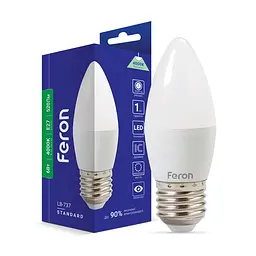 Світлодіодна лампа Feron LB-737 6 Вт E27 4000K