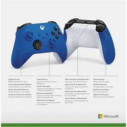 Геймпад Microsoft Xbox Series X, S (Shock Blue) + USB Type-C кабель - мініатюра 6