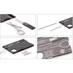 Мультитул Victorinox SwissCard Lite Transparent Black (0.7333.T3) - мініатюра 5