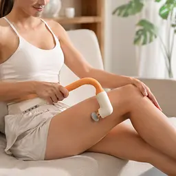 Бездротовий перкусійний масажер 17W 1200mAh / Масажер MDHL MD-XY-11 U-Shaped - мініатюра 3