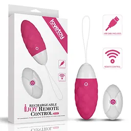 Віброяйце Lovetoy IJoy Wireless Rechargeable Remote Control Egg 8 см рожевий - мініатюра 4
