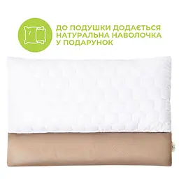 Подушка Ideia ортопедична з наволочкою Гречаний Комфорт 50х70 см (8-35627) - мініатюра 5