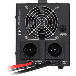 Гібридний ДБЖ/інвертор Kemot PROsinus-1000 12V 230V 1000VA/700W - мініатюра 3