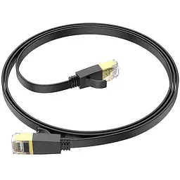 Дата кабель Hoco US07 Level Pro copper gigabit ethernet (1m) Black - мініатюра 4