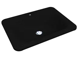 Умивальник Miraggio California mirastone black Чорний матовий 0000386