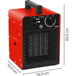 Теплова гармата електрична Trotec TDS 10 C 2кВт 140 м³/год (123539) - мініатюра 6