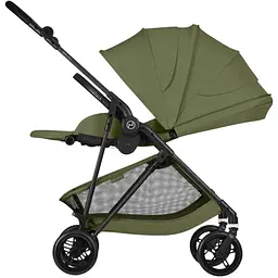 Візок Cybex Melio Carbon Moss Green з бампером (526000785) - мініатюра 5