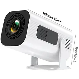 Проєктор H96 MAX HP330 LED LCD HD 170AL 16:9 H713 1G/8G Android 11.0 HDMI WiFi BT білий - мініатюра 3