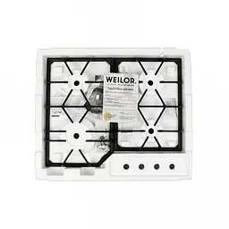 Поверхня газова на склі WEILOR GG 604 WH - мініатюра 11
