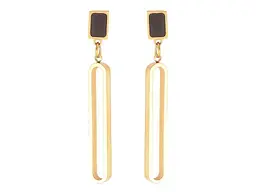 Сережки Xuping пусети TTM Stainless Steel 14K "Декоративні підвіски" (335953) 4,2см