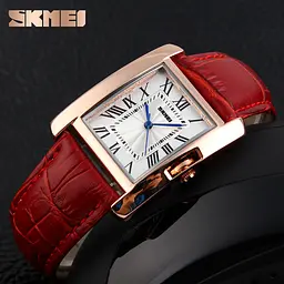 Жіночий годинник Skmei 1085 Spring (Червоний) - мініатюра 4