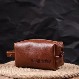 Чоловіча шкіряна косметичка GRANDE PELLE 15х8х7 см sum0020990 - мініатюра 6