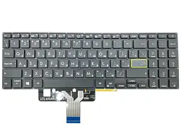 Клавіатура для ASUS X521, X521EA, X521EQ, X521FA, X521FL, X521JQ, X521UA, S533, S533E, S533F (RU Black з підсвічуванням). Оригінал - мініатюра 3
