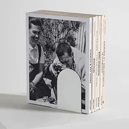 Тримачі для книг (комплект 2 шт) Nice & Cozy Simple білі - мініатюра 2