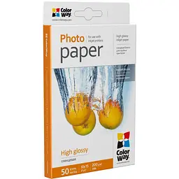 Фотопапір ColorWay 10x15 200г glossy, 50с (PG2000504R) - мініатюра 2