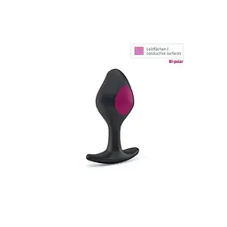 Mystim Rocking Force S - Силіконова анальна пробка для електростимулятора, 10х3,7 см - мініатюра 3