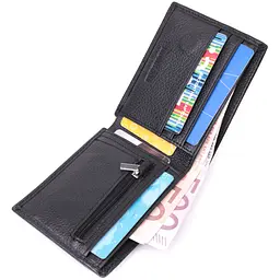 Чоловічий шкіряний портмоне ST Leather 11,5х9х1 см acs0028311 - мініатюра 4