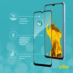 Скло захисне Piko Full Glue Realme V20 Black (1283126559457) - мініатюра 4