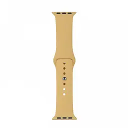 Ремінець Silicone Apple Watch 42/44/45/46/49 mm Beige - мініатюра 2