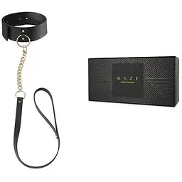 Чокер Bijoux Indiscrets Maze - Wide Chocker Black - мініатюра 2
