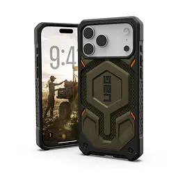 Чохол до мобільного телефона UAG iPhone 17 Pro Max Monarch Pro MagSafe Kevlar Element Green (11451411397B) - мініатюра 8