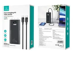 Універсальна мобільна батарея 30000 mAh, PB68, Black, 65 Вт Usams teh0019636 - мініатюра 2
