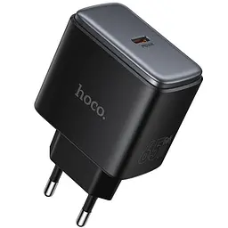 Мережевний зарядний пристрій Hoco C159A Upgrade PD65W 1USB-C Black