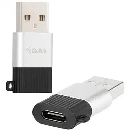 Переходник OTG Gelius Adapter Type-C to USB GP-OTG008 - мініатюра 3