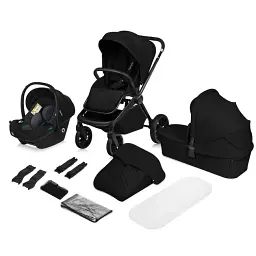 Універсальна коляска 3 в 1 Lionelo Mika Plus 3in1 Black Onyx (LO- MIKA PLUS 3IN1 BLACK ONYX) - мініатюра 5