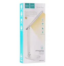 Настільна LED-лампа Hoco DL04 світлодіодна акумуляторна 1200mAh із сенсорним керуванням і регулюванням яскравості 7 Вт Білий - мініатюра 4