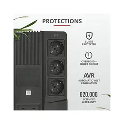 Пристрій безперебійного живлення Trust Maxxon 800VA UPS (23326_TRUST) - мініатюра 7