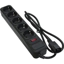 Мережевий фільтр живлення Patron 1 m3*1mm2 (SP-1053U) 5 розеток BLACK (EXT-PN-SP-1053U)