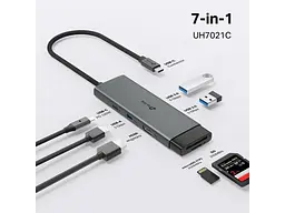 Мультипортовий адаптер TP-LINK UH7021C Grey - мініатюра 4