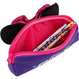 Пенал м`який Yes TO-01-1 Minnie Mouse, 12х22х5 см, фіолетовий (533006) - мініатюра 4