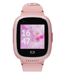 Дитячий смарт годинник Lemfo T26 з GPS відстеженням, дзвінками від sim карти, камерою та прослушкою Рожевий - мініатюра 2