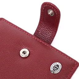 Практичний жіночий гаманець з натуральної шкіри ST Leather 22554 бордовий - мініатюра 3