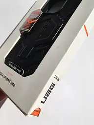 Чохол протиударний UAG Monarch Pro MagSafe (Original) для iPhone 16 Pro (6.3") Carbon Fiber Red 1144911F4242 - мініатюра 3