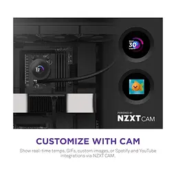 Система рідинного охолодження NZXT Kraken Plus V2 360mm AIO liquid cooler w/Displ (RL-KN360-B2) - мініатюра 8