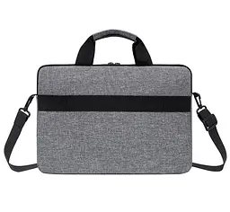 Сумка для ноутбука 15.6 дюймов с плечевым ремнем Merlion YTMR15Str 40x30x3cm Grey