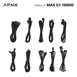 Блок живлення APNX MAX G1 1000 (APPG-MXK0FEC.X1) 1000W - мініатюра 8