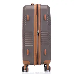 Валіза середня Semi Line 24 дюйми (M) дюйми (M) ABS-Plastic Brown (T5850-2) - мініатюра 3